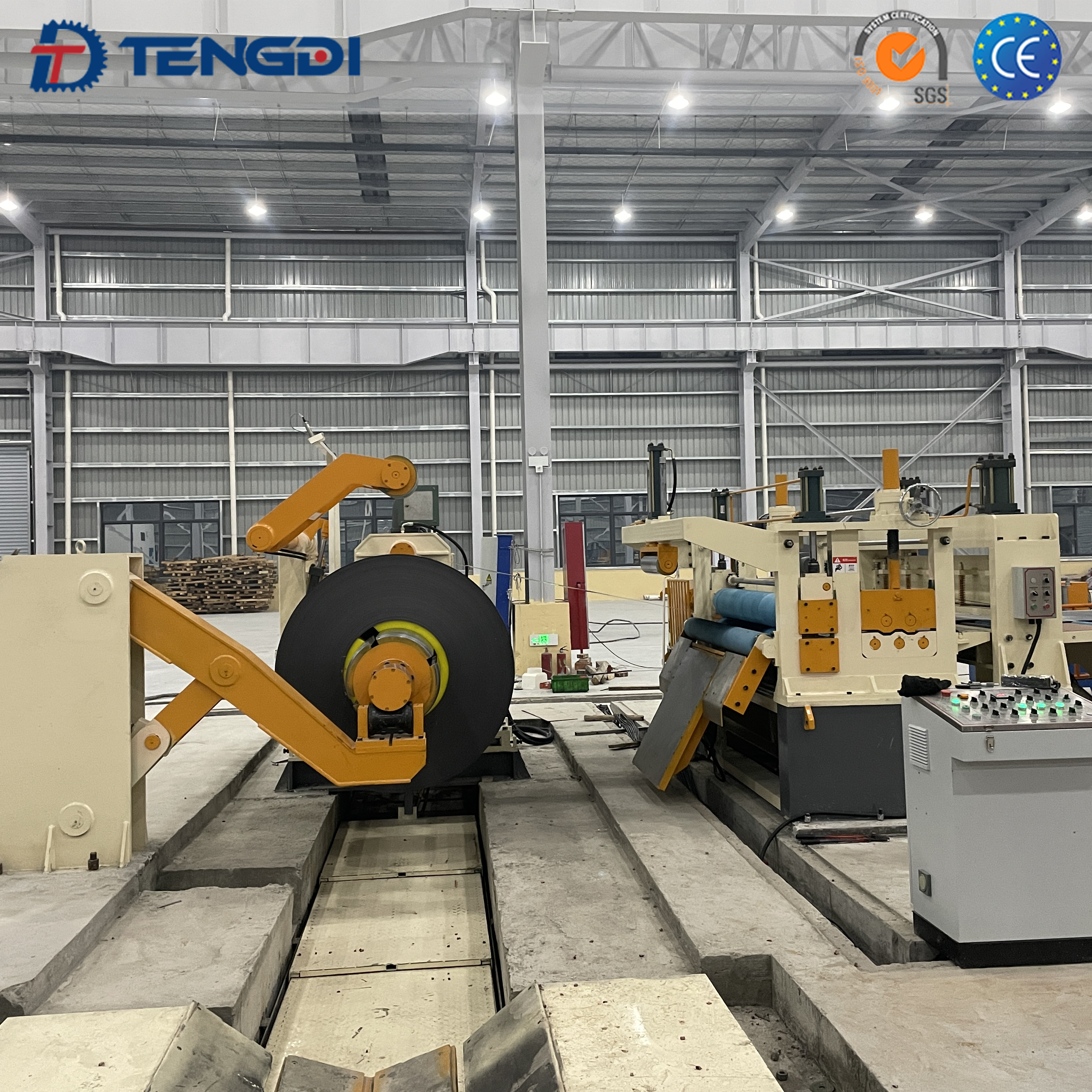 CNC Stainless Steel / Cr / Hr Silicon Steel Coil Slitting Machine / Line 3X1600 with CE Certificate 3 Year Warranty