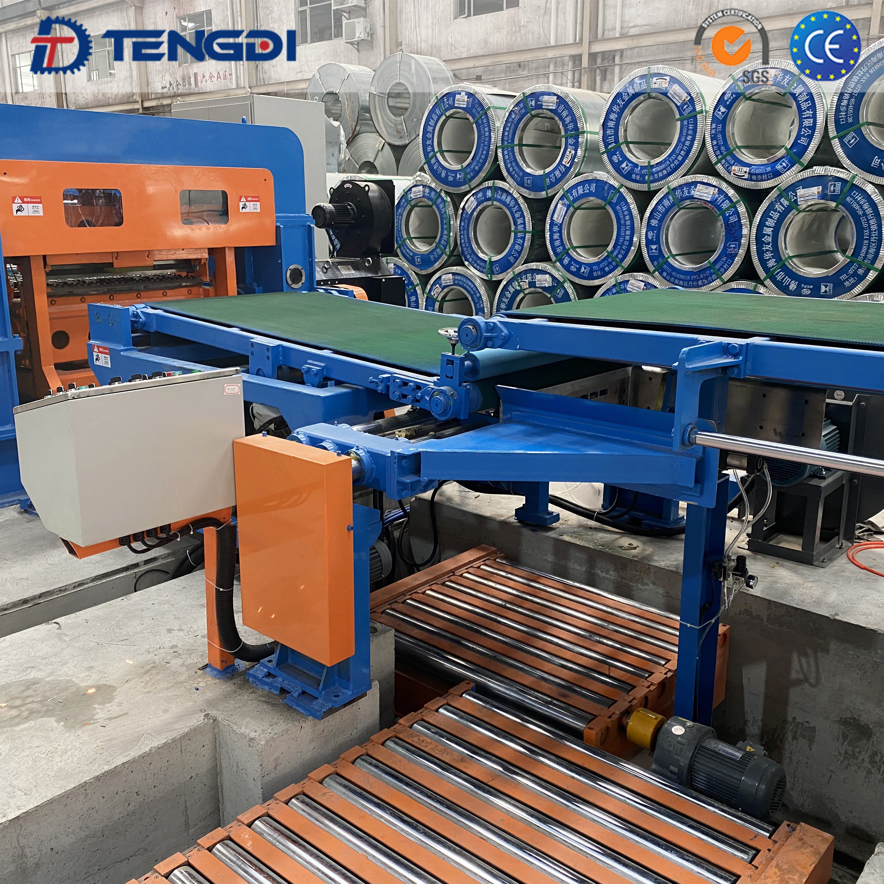 0.3-2.0*900mm Stainless Steel Coil Cut to Length Machine