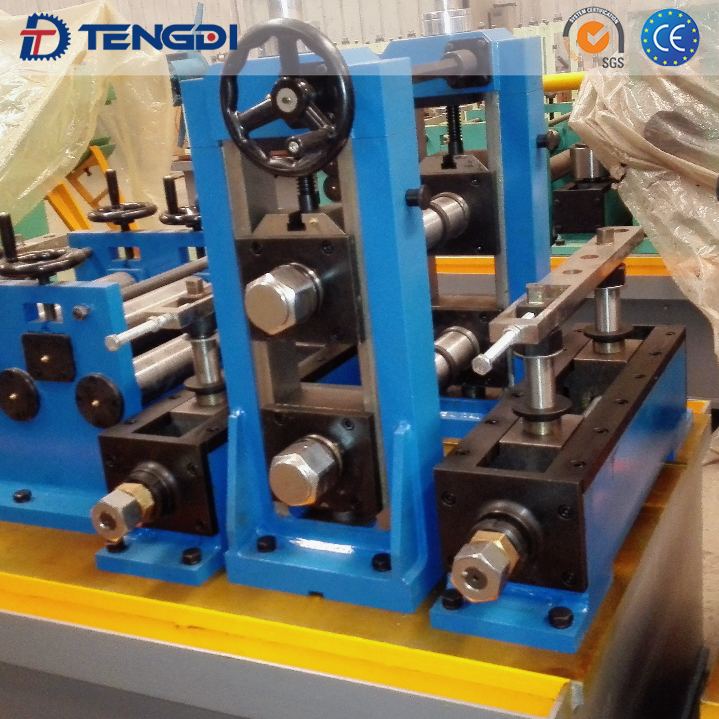 HG114 High Frequency Welding ERW Steel Tube Mill / Erw Tube Mill