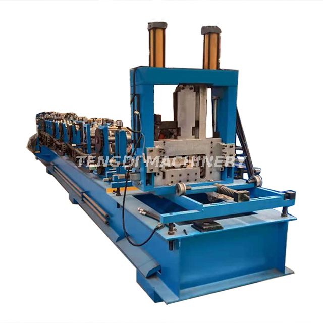 Galvanized Cold Formed Section Steel Structural Z Purlin Profile Cold Roll Forming Machine 