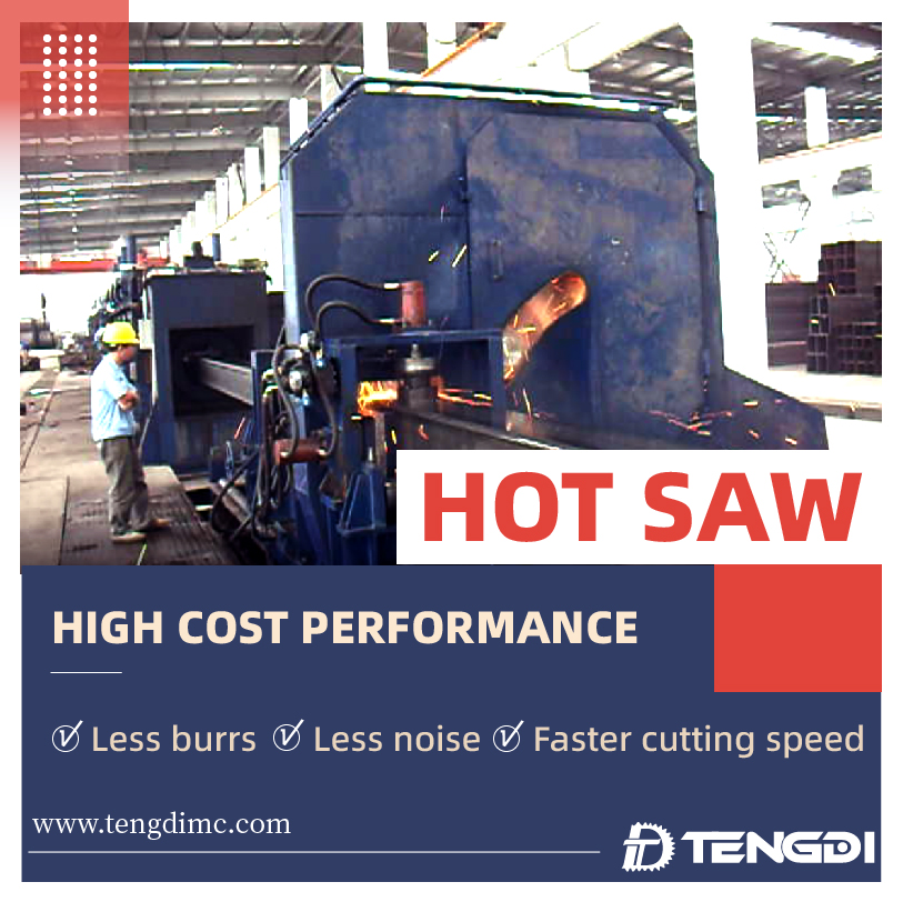 Tengdi technical requirements for a hot saw.
