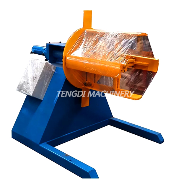 Fully automatic hydraulic single cone uncoiler